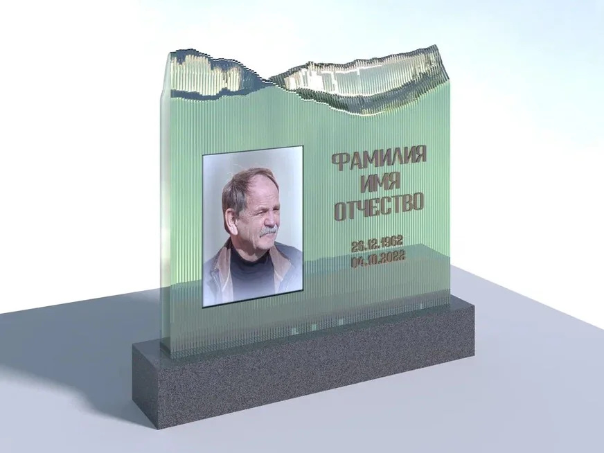 Индивидуальный памятник из Витролита на заказ
