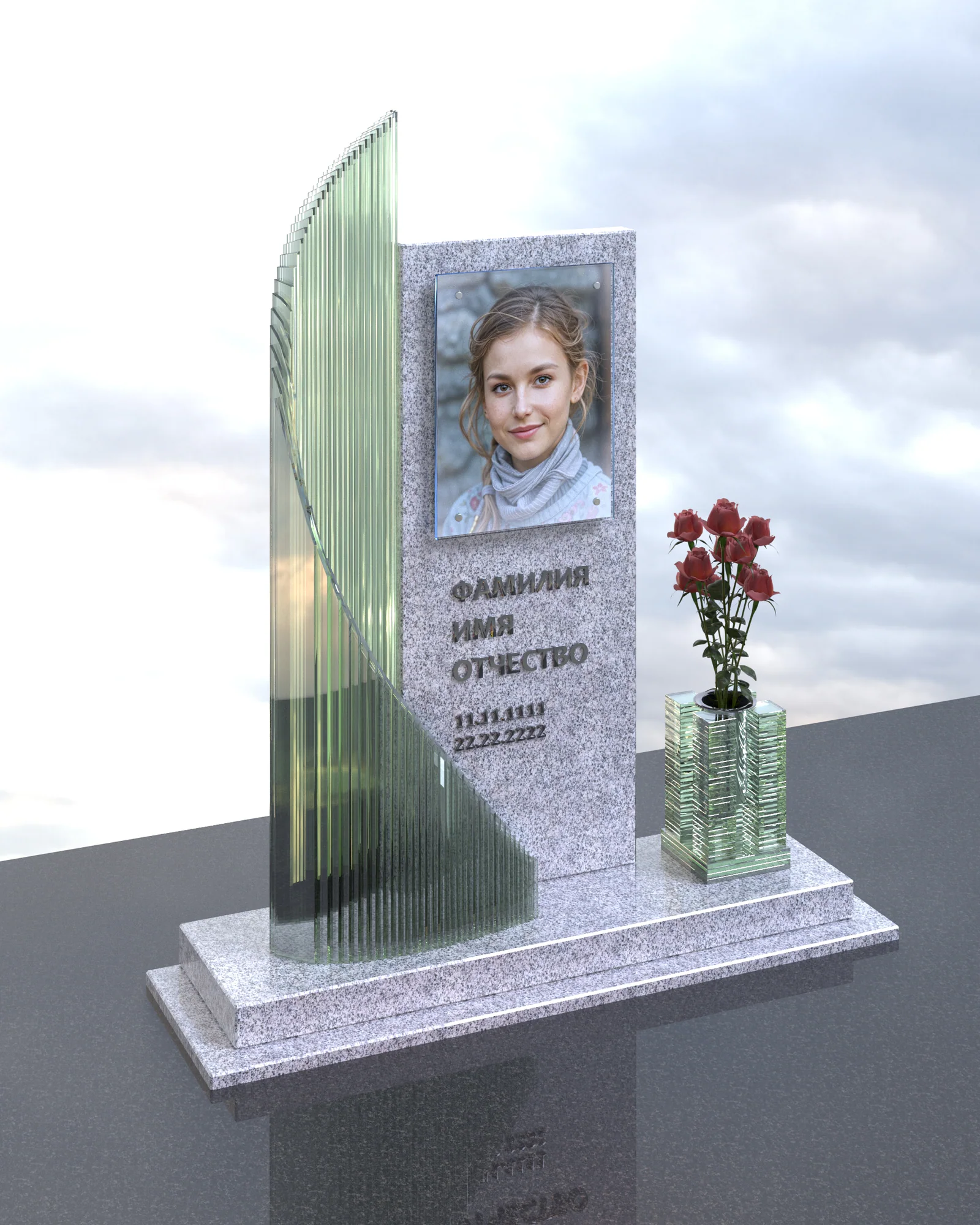 Стела «Вознесение» — рендер проекта