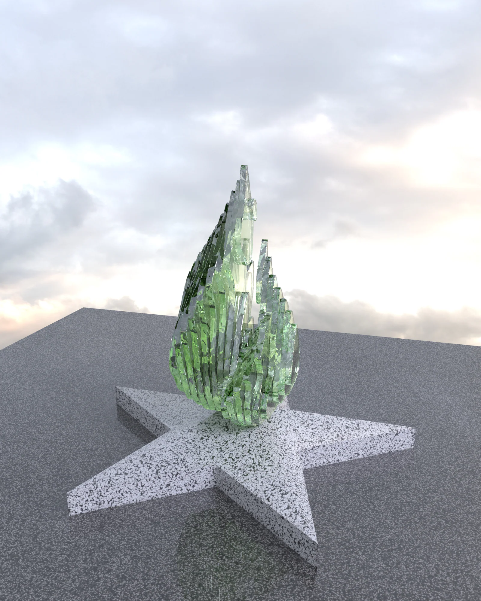 Элемент «Огонь» — рендер проекта